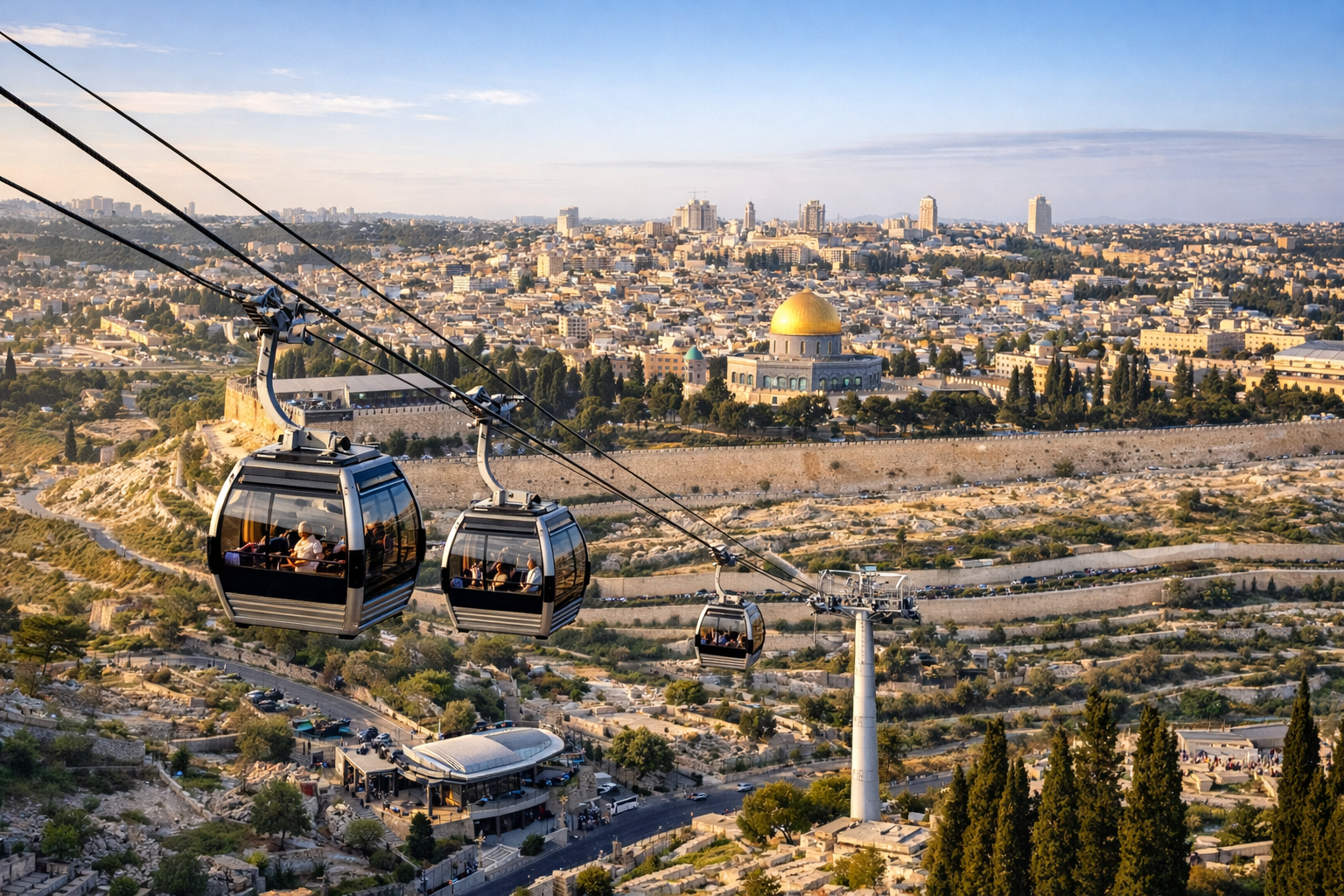 The Jerusalem Cable Car Project - Cable Car to the Old City