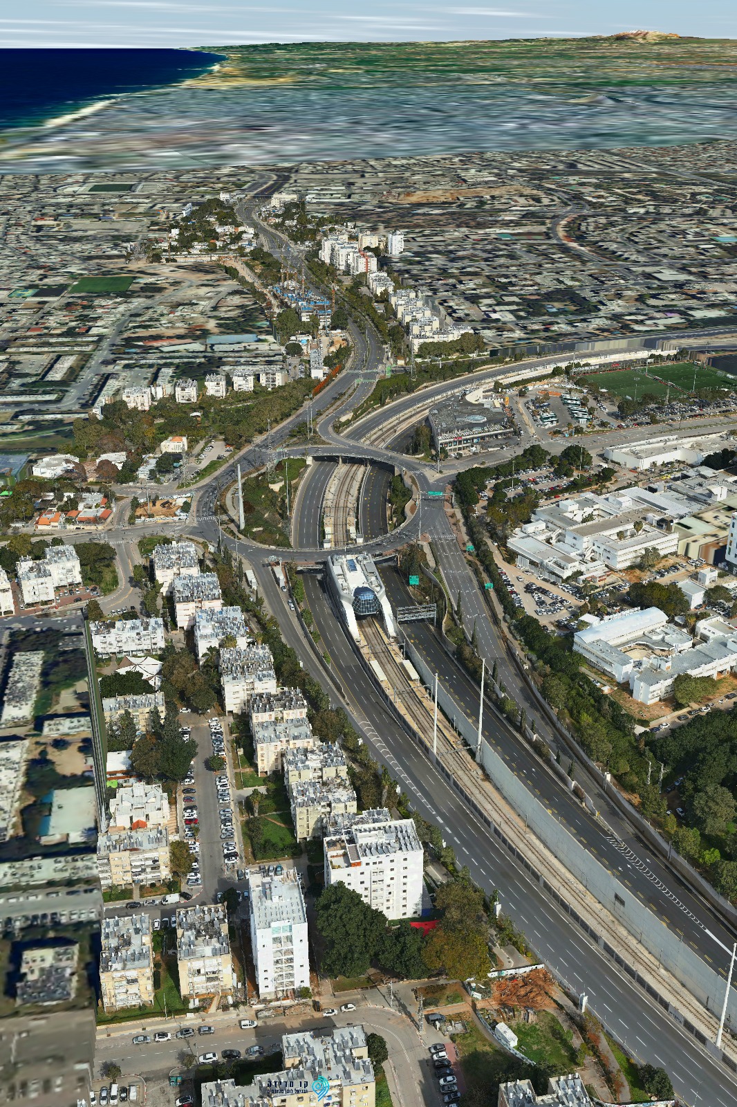 קו מדידה בפרויקט מערכת המטרו במטרופולין תל אביב